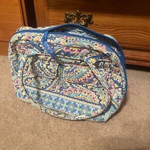 Vera Bradley Blue and Pink Patterned Bag